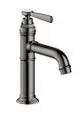 AXOR-HG-AXOR-Montreux-Einhebel-Waschtischmischer-100-mit-Hebelgriff-und-Ablaufgarnitur-Polished-Black-Chrome-16516330 gallery number 1